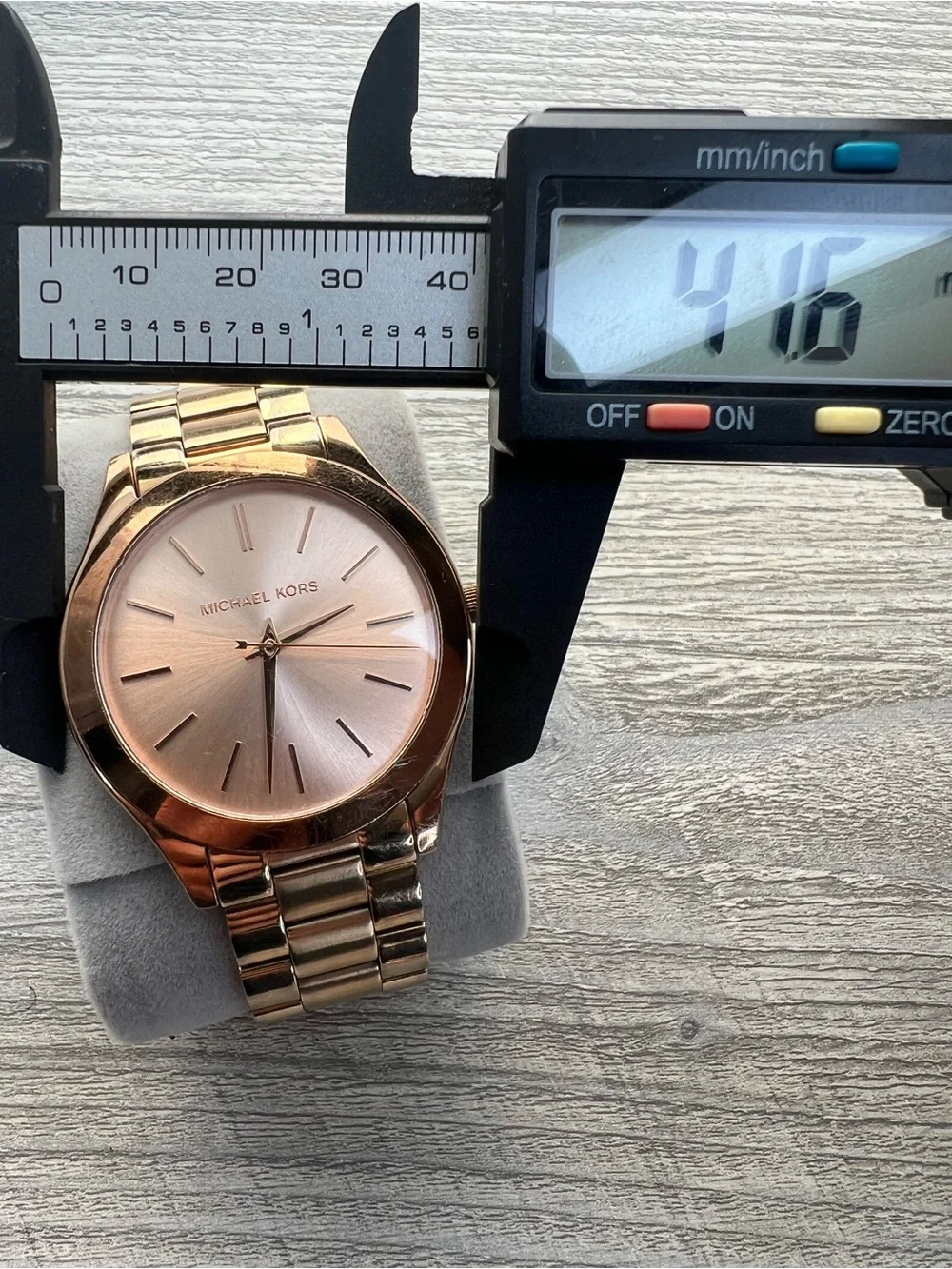 Michael Kors Men's Rose Gold Tone Stainless Bracelet Watch